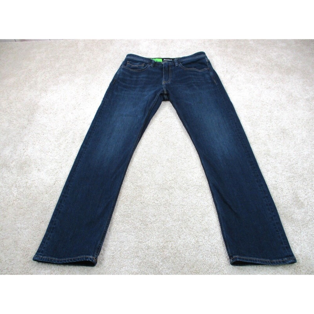 Revtown Decade Denim Jeans Men 32 Blue Sharp Straight Regular Stretch 32x29